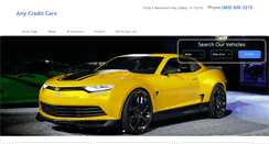 Desktop Screenshot of anycreditcars.com